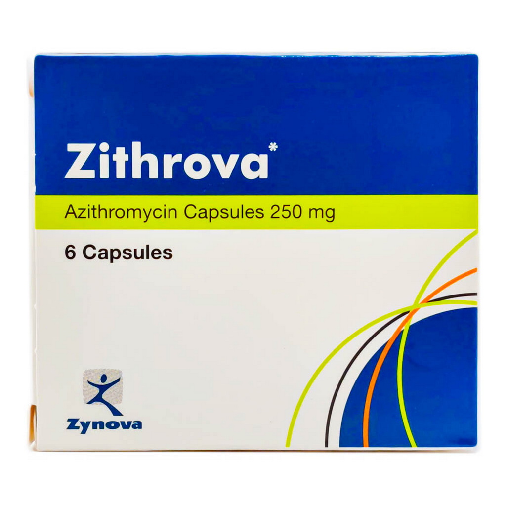 Zithrova 250mg Capsules, Pack of 6’s