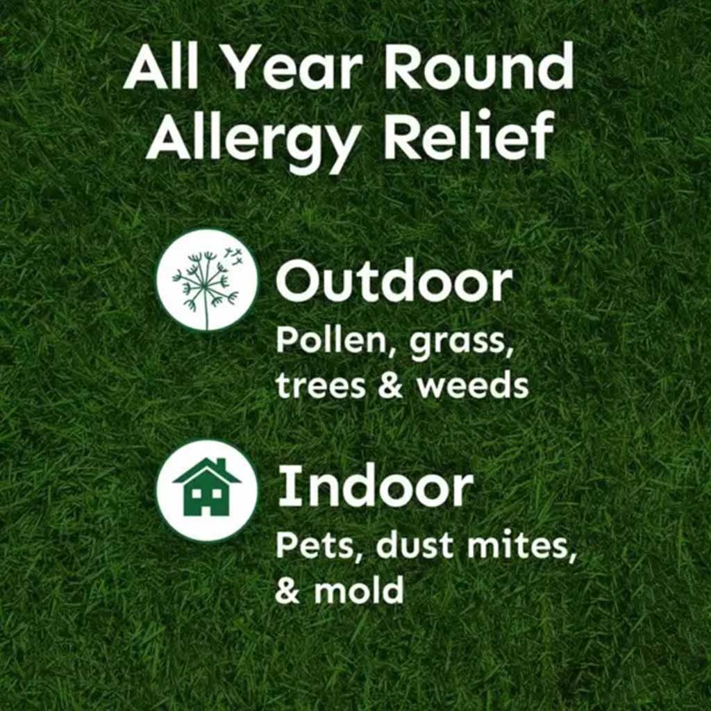 Zyrtec Tablets 10mg Cetirizine For Cold & Allergy Relief, Pack of 20’s 