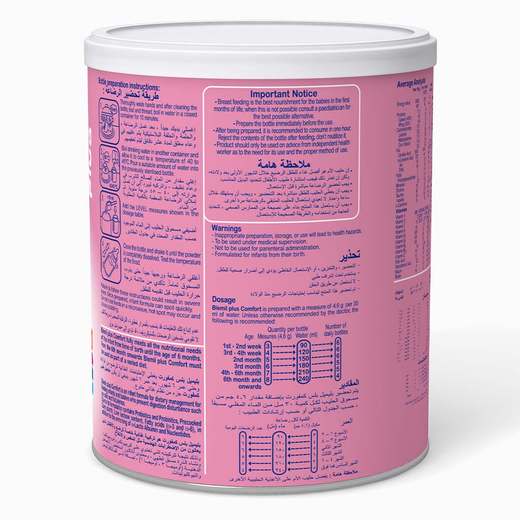 Blemil Plus Comfort Baby Milk Formula For 0 To 12 Months 400g