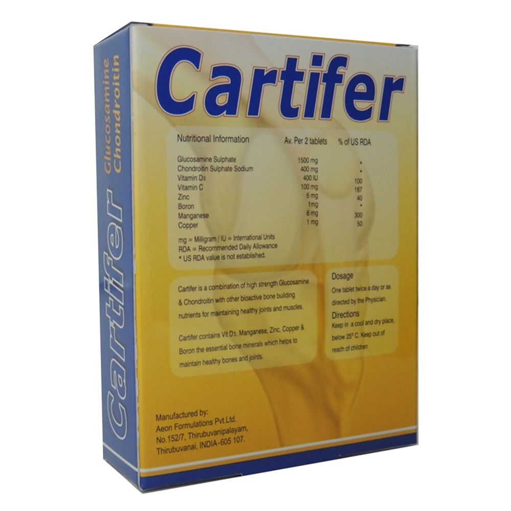 Cartifer Tablets 30's