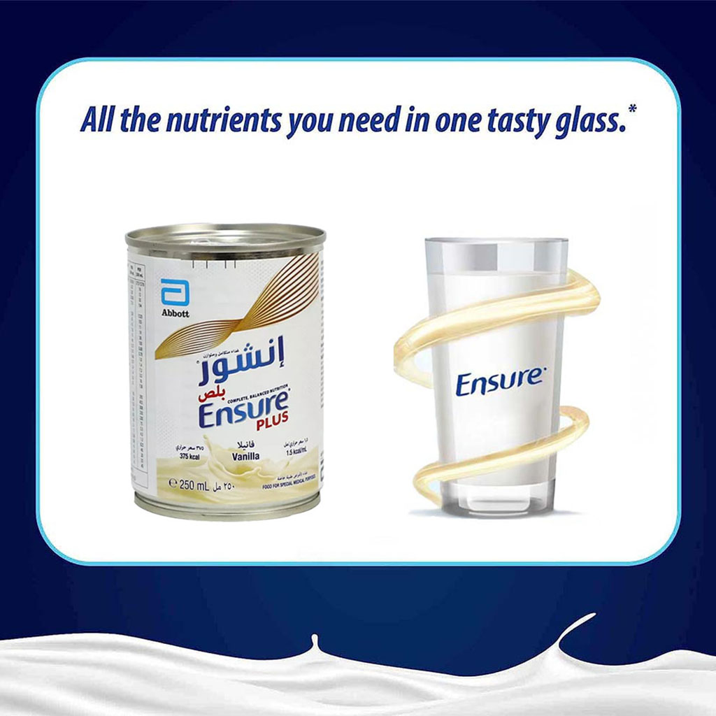 Ensure Plus Ready To Drink Liquid Vanilla 250 mL