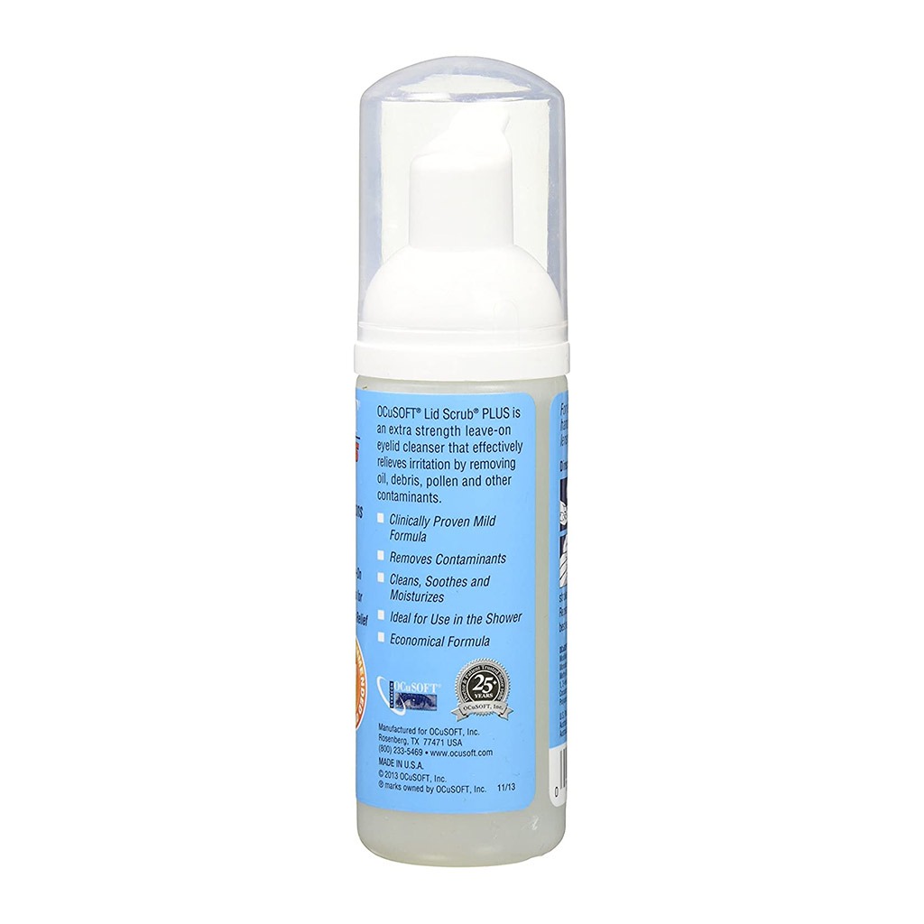Ocusoft Lid Scrub® Plus Eyelid Cleanser 50 mL
