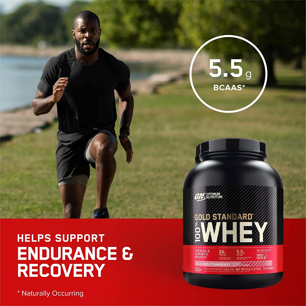 Optimum Nutrition Gold Standard 100% Whey Delicious Strawberry 5lb