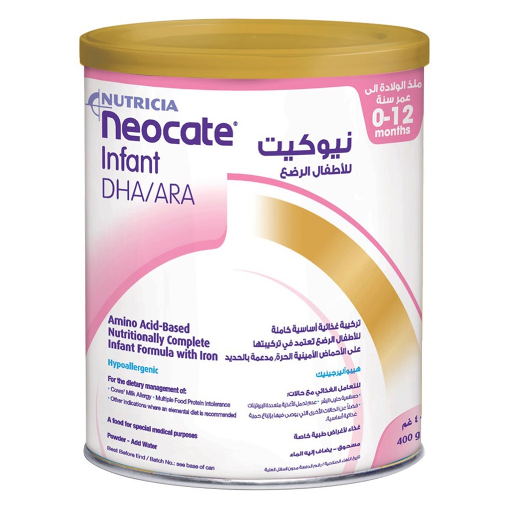 Nutricia Neocate Amino Acid Based Infant Milk Formula For 0 To 12 Months 400g