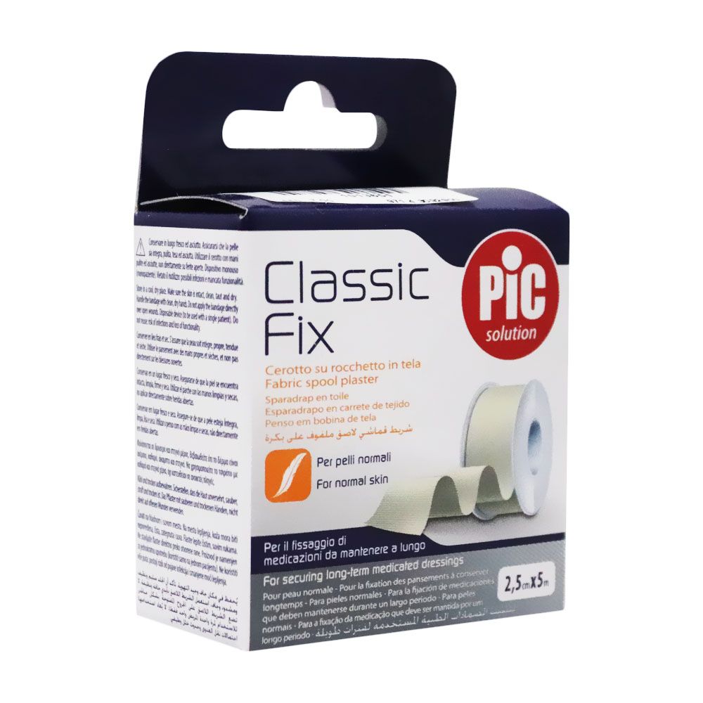 Pic Classic Fix Fabric Spool Plaster 2.5 cm x 5 m