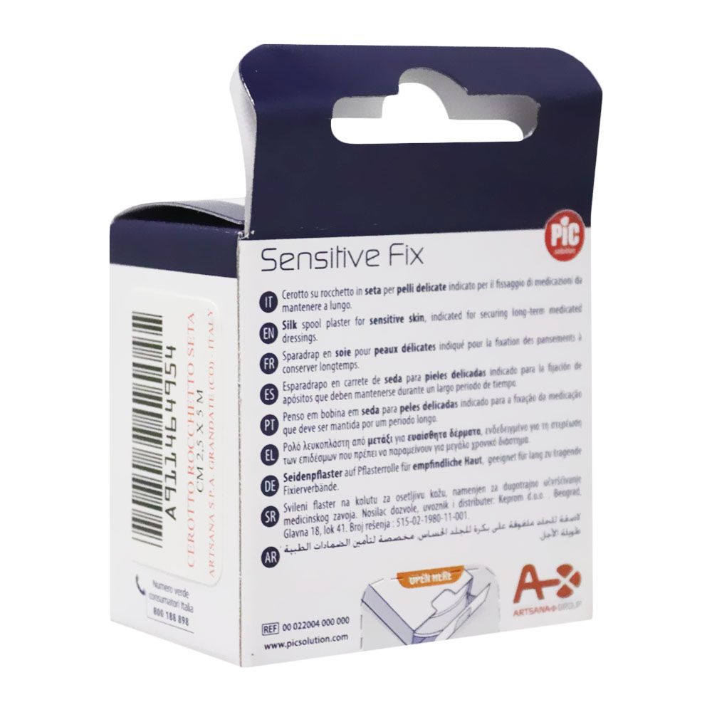 Pic Sensitive Fix Silk Spool Plaster 2.5 cm x 5 m