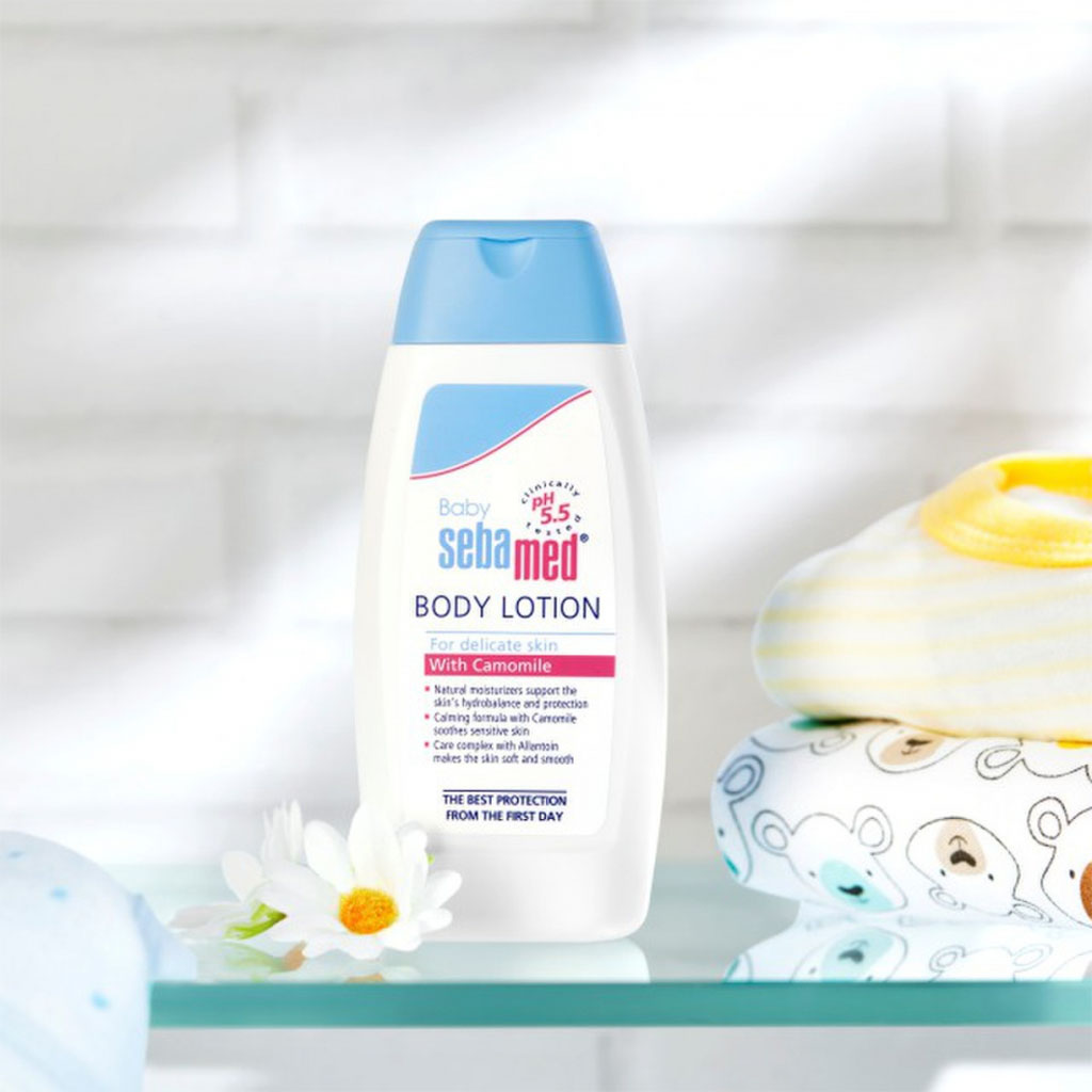 Sebamed Body Lotion With Chamomile For Delicate Baby Skin 200ml