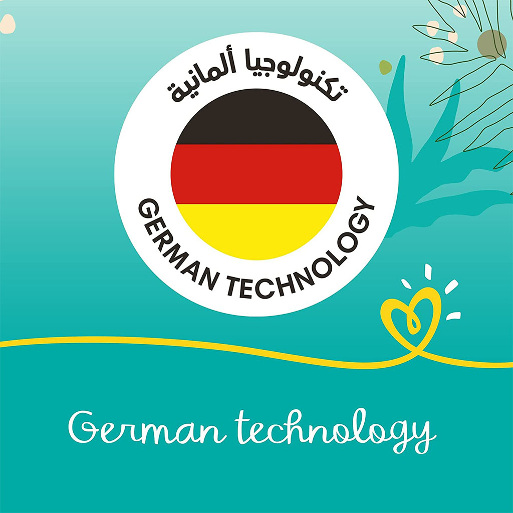 Pampers Baby-Dry Newborn Diapers With Aloe Vera, Size 2, 3-8Kg, Jumbo Pack of 64's 