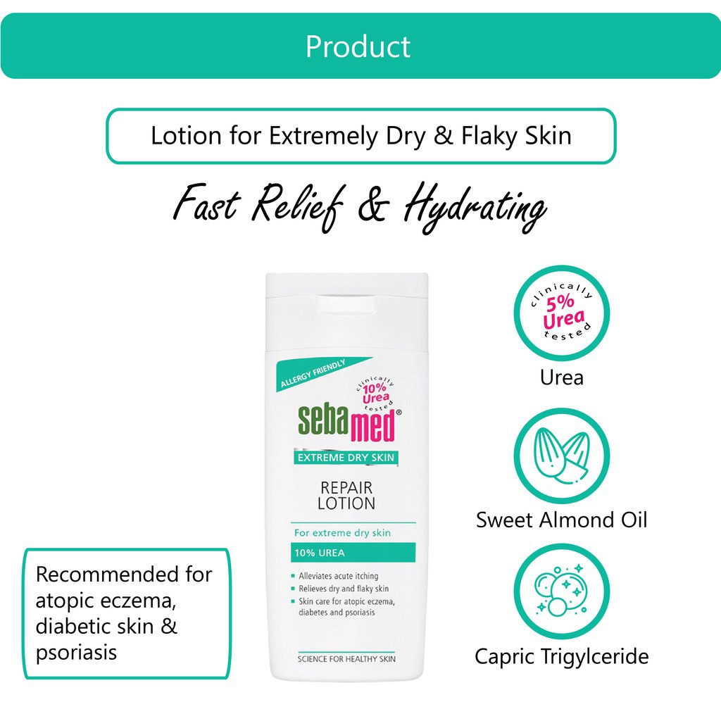 Sebamed Extreme Dry Urea Lotion 200 mL