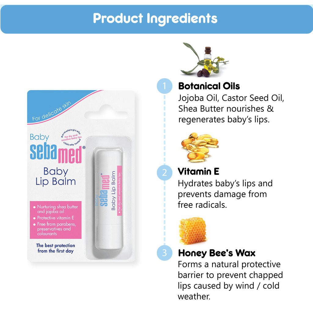 Sebamed Baby Lip Balm 4.8 g