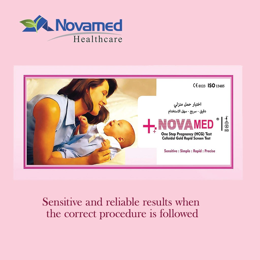 Novamed One Step Pregnancy HCG Test Kit, 1's