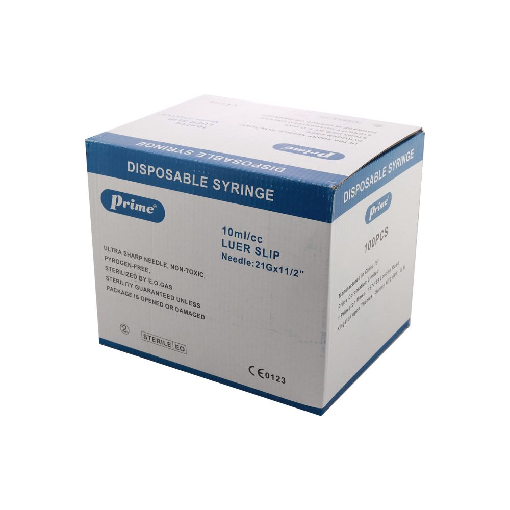 Prime Syringe 10 mL 100's