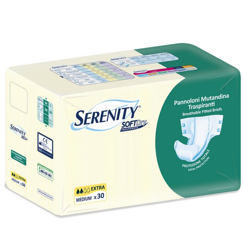 Serenity Adult Diapers Medium 30's