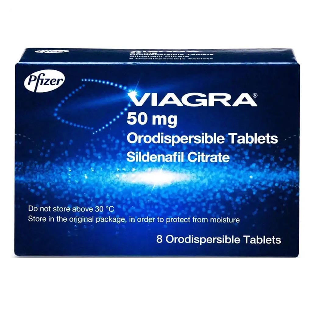 Viagra 50mg Orodispersible Tablets, Pack of 8's