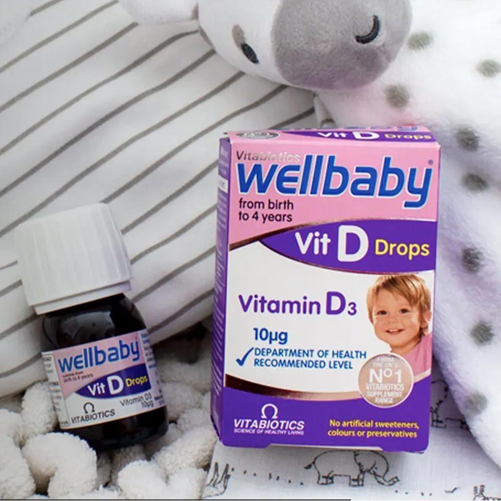 Vitabiotics Wellbaby Vitamin D3 10µg Drops For Infants From Birth To 4 Years 30ml