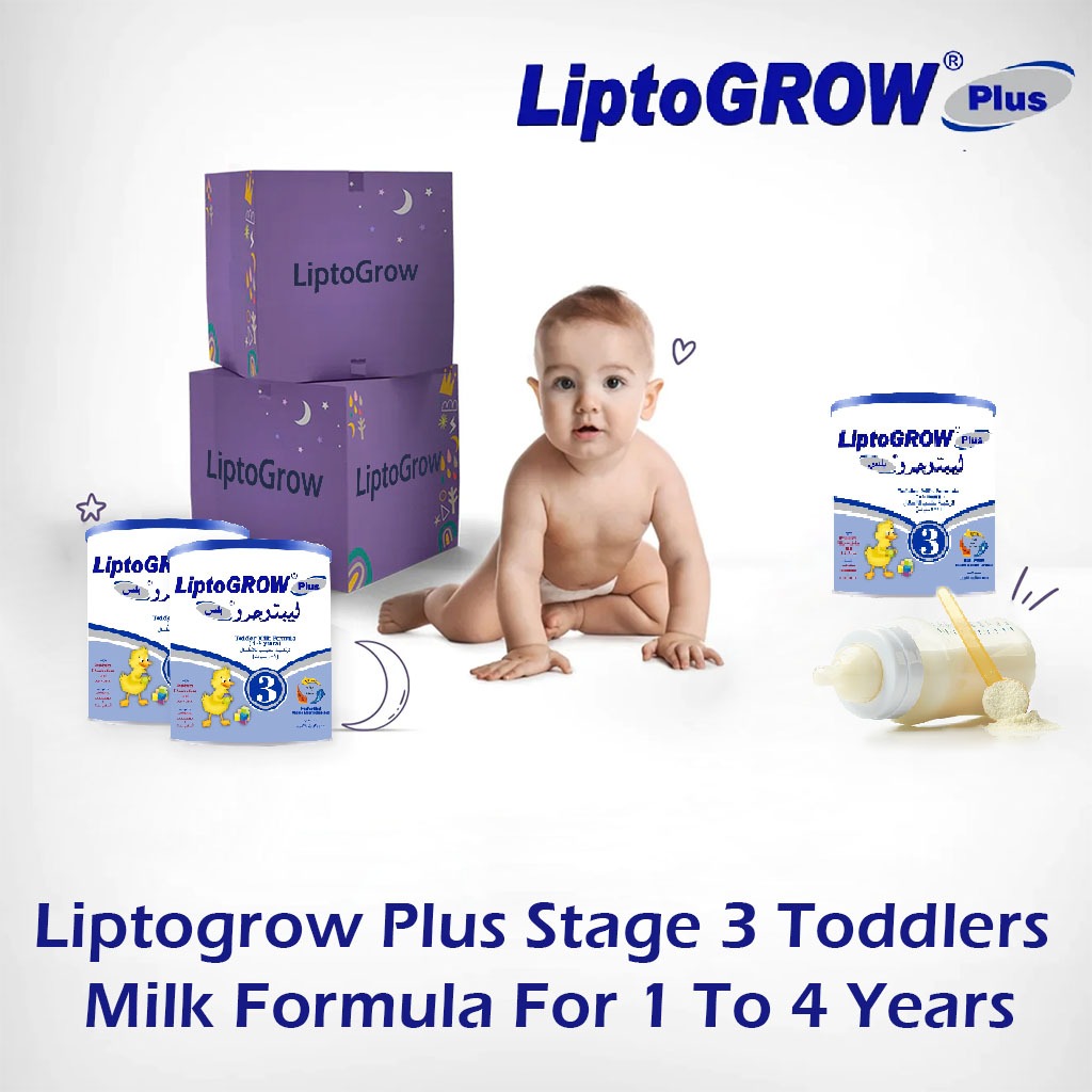 Liptogrow Plus Stage 3 Toddlers Milk Formula For 1 To 4 Years 400g