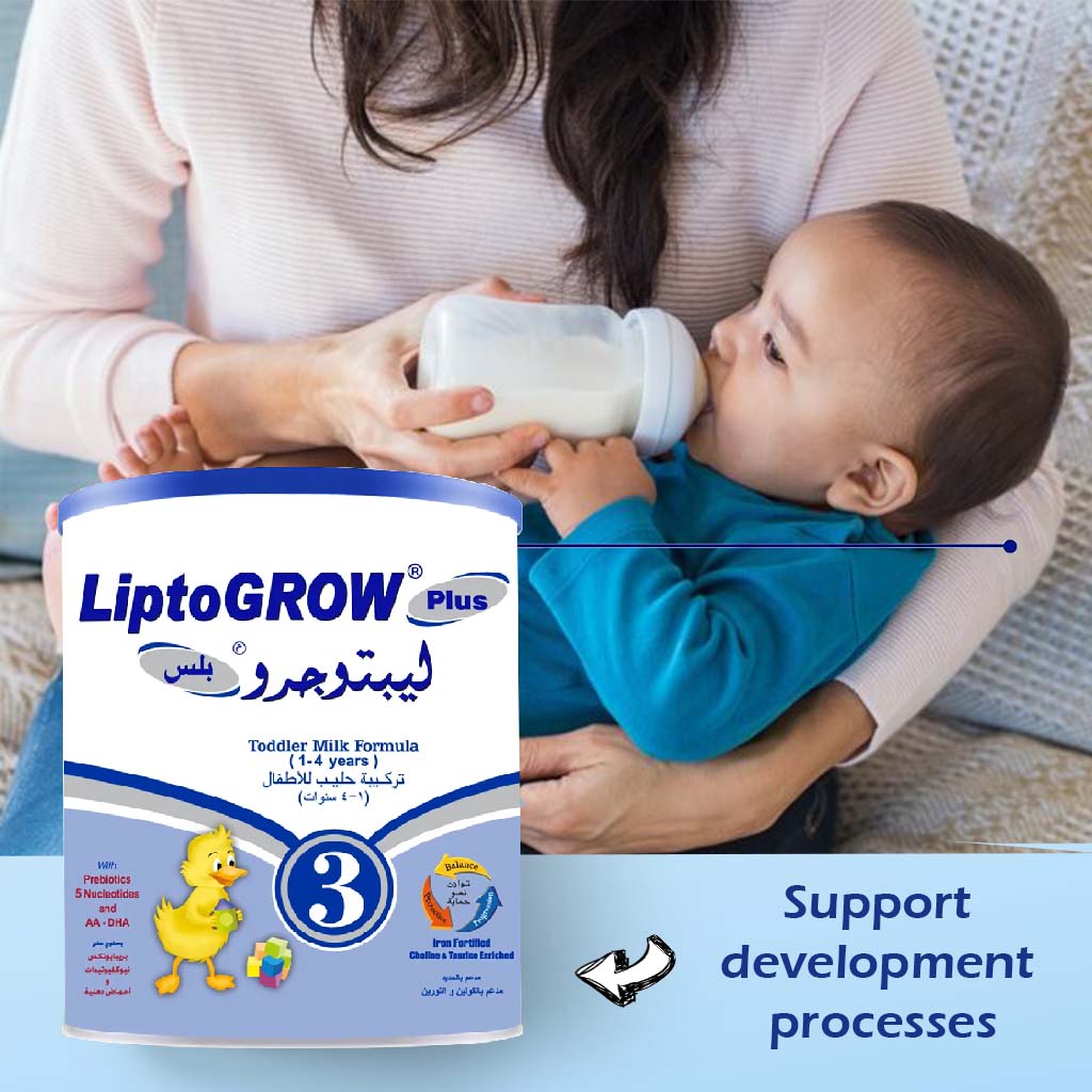 Liptogrow Plus Stage 3 Toddlers Milk Formula For 1 To 4 Years 400g