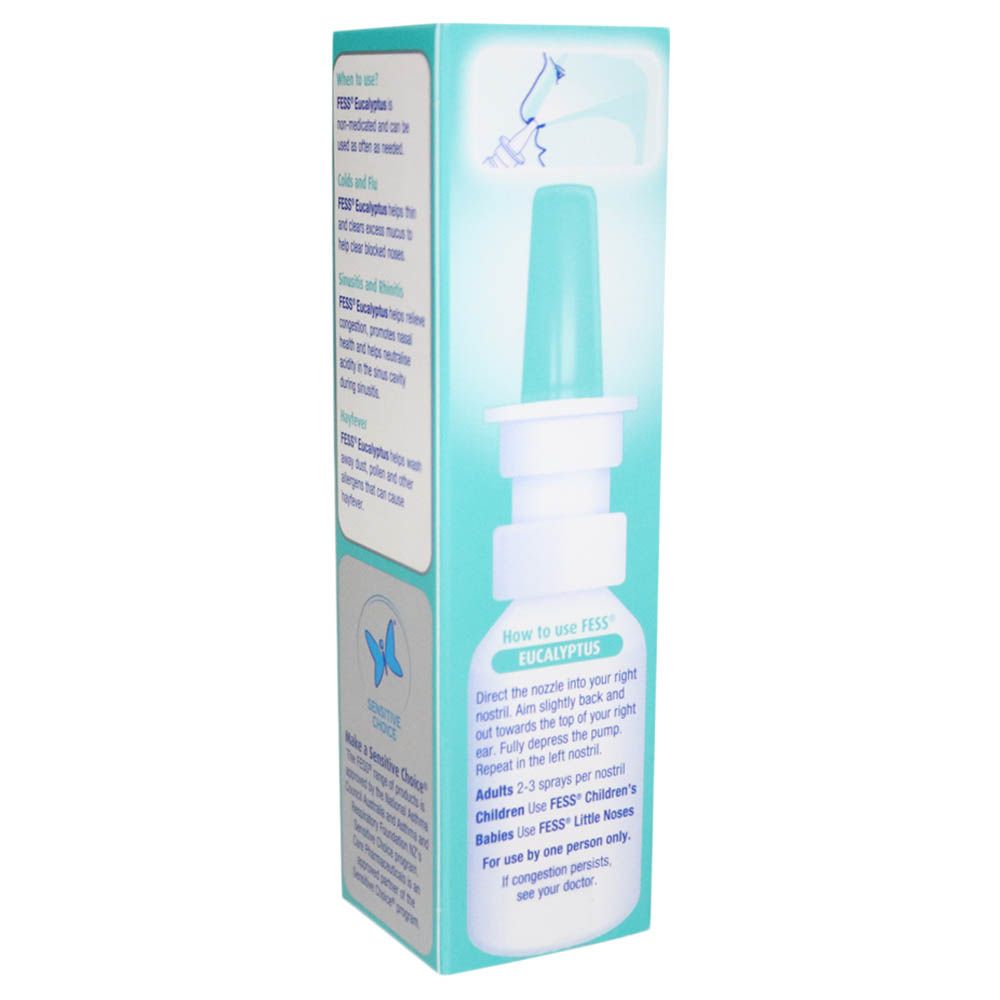 Fess Eucalyptus Nasal Saline Spray 30 mL