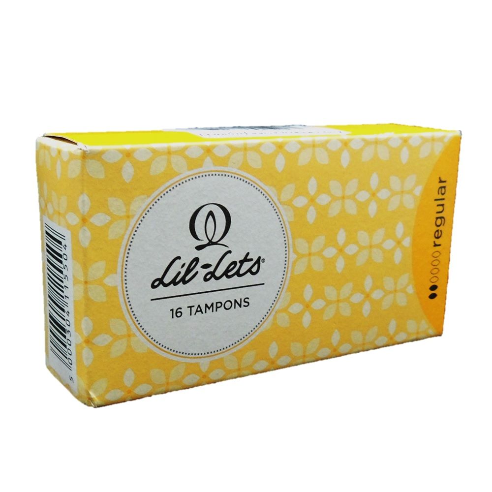 Lil-Lets Non Applicator Tampons Regular 16's