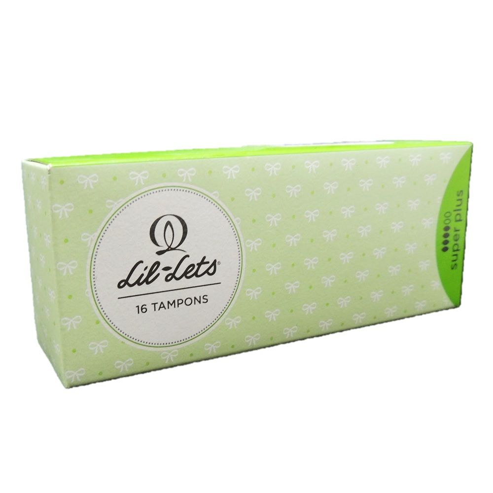 Lil-Lets Non Applicator Tampons Super Plus 16's