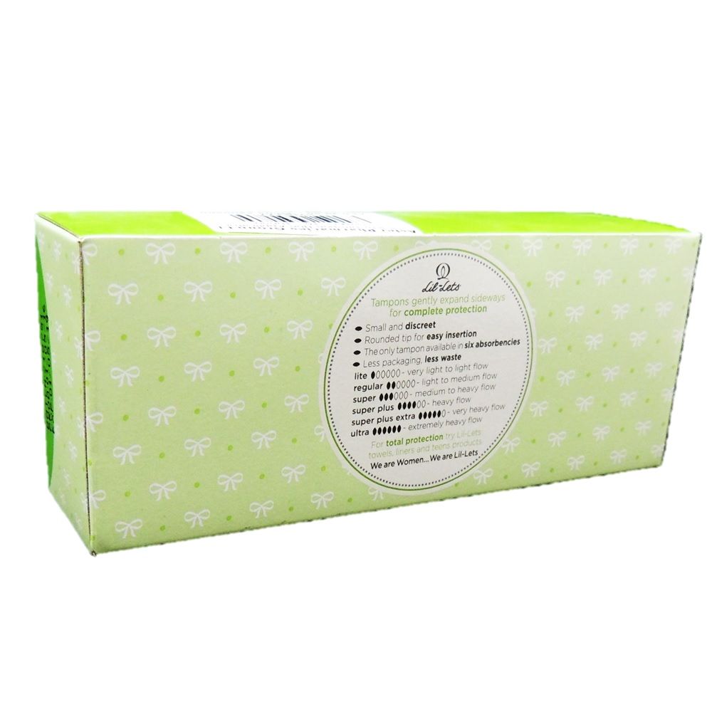 Lil-Lets Non Applicator Tampons Super Plus 16's