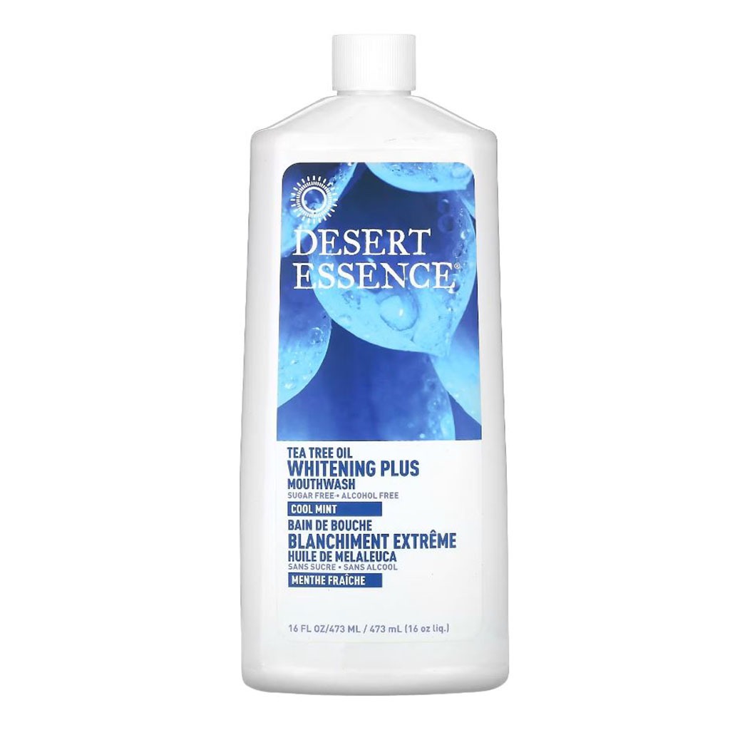 Desert Essence Natural Tea Tree Oil Whitening Plus Mouthwash 473ml