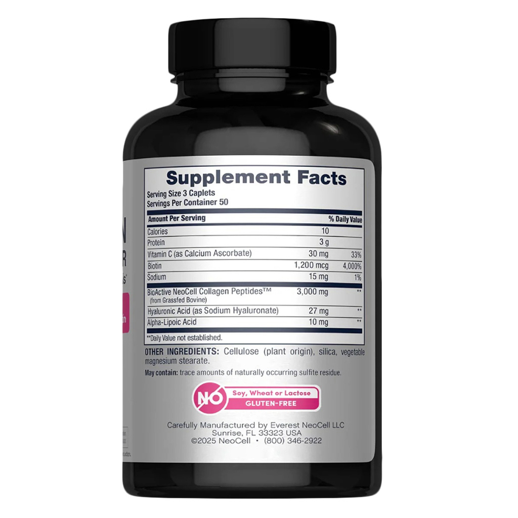 NeoCell Collagen Beauty Builder Tablets With Hyaluronic Acid And Biotin For Radiant Skin, Pack of 150's