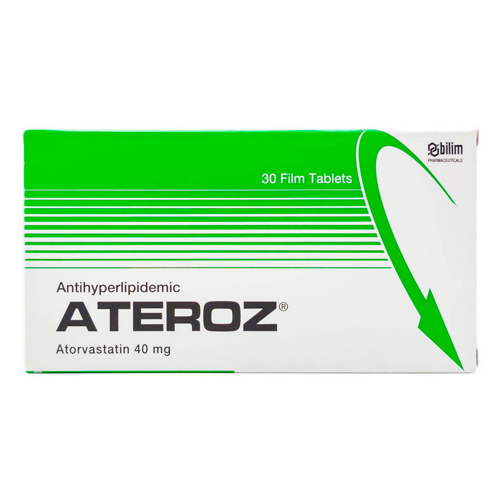 Ateroz 40mg Tablets, Pack of 30's