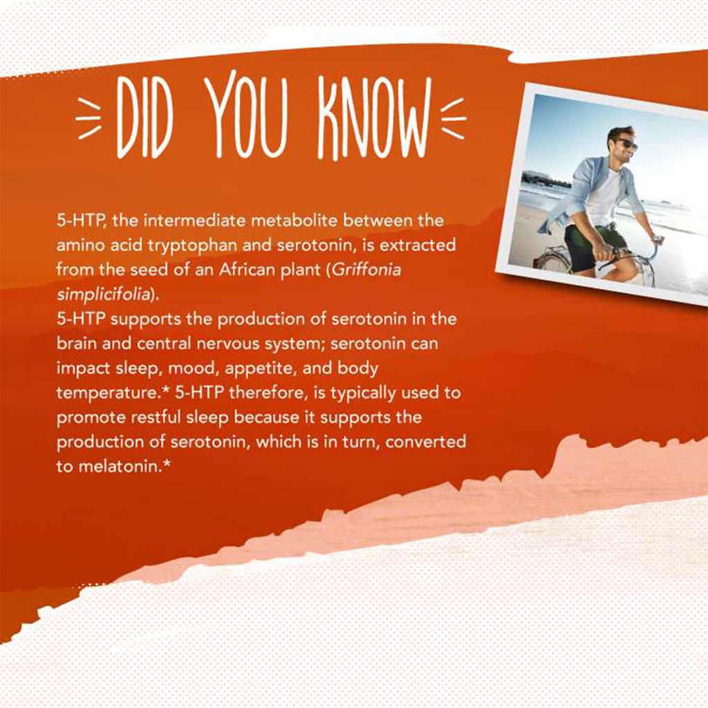 Now 5-HTP 100mg Vegetarian Capsules For Positive Mood & Neurotransmitter Support, Pack of 60's