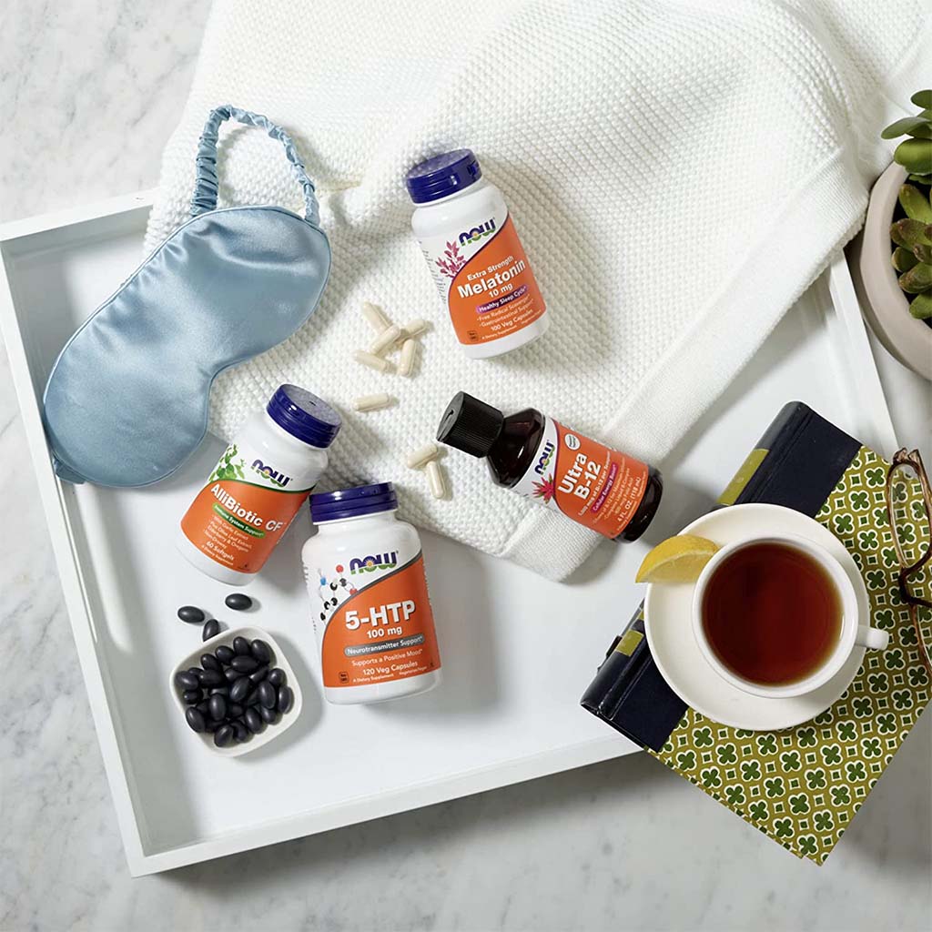 Now 5-HTP 100mg Vegetarian Capsules For Positive Mood & Neurotransmitter Support, Pack of 60's