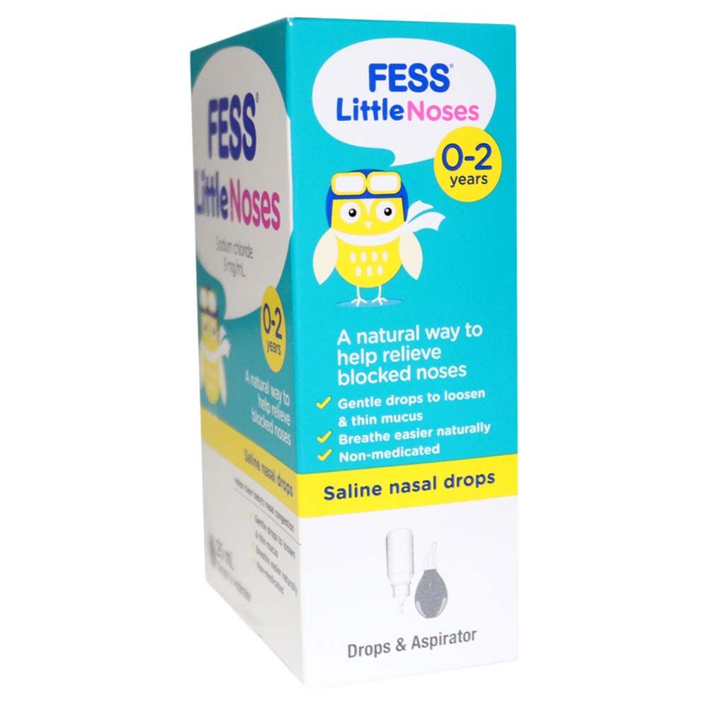 Fess Little Noses Saline Nasal Drops 25 mL