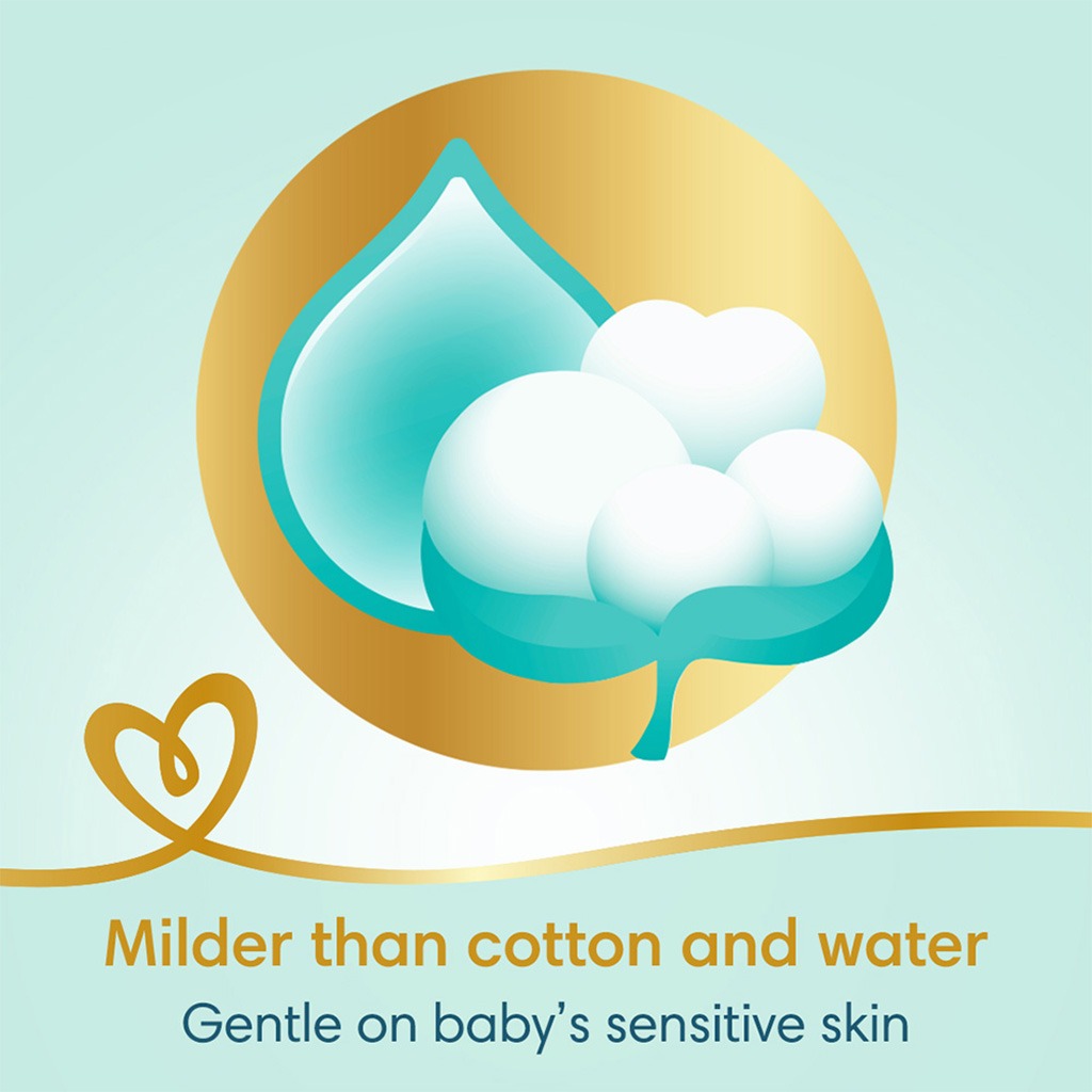 Pampers Sensitive Baby Wet Wipes, Pack of 56's