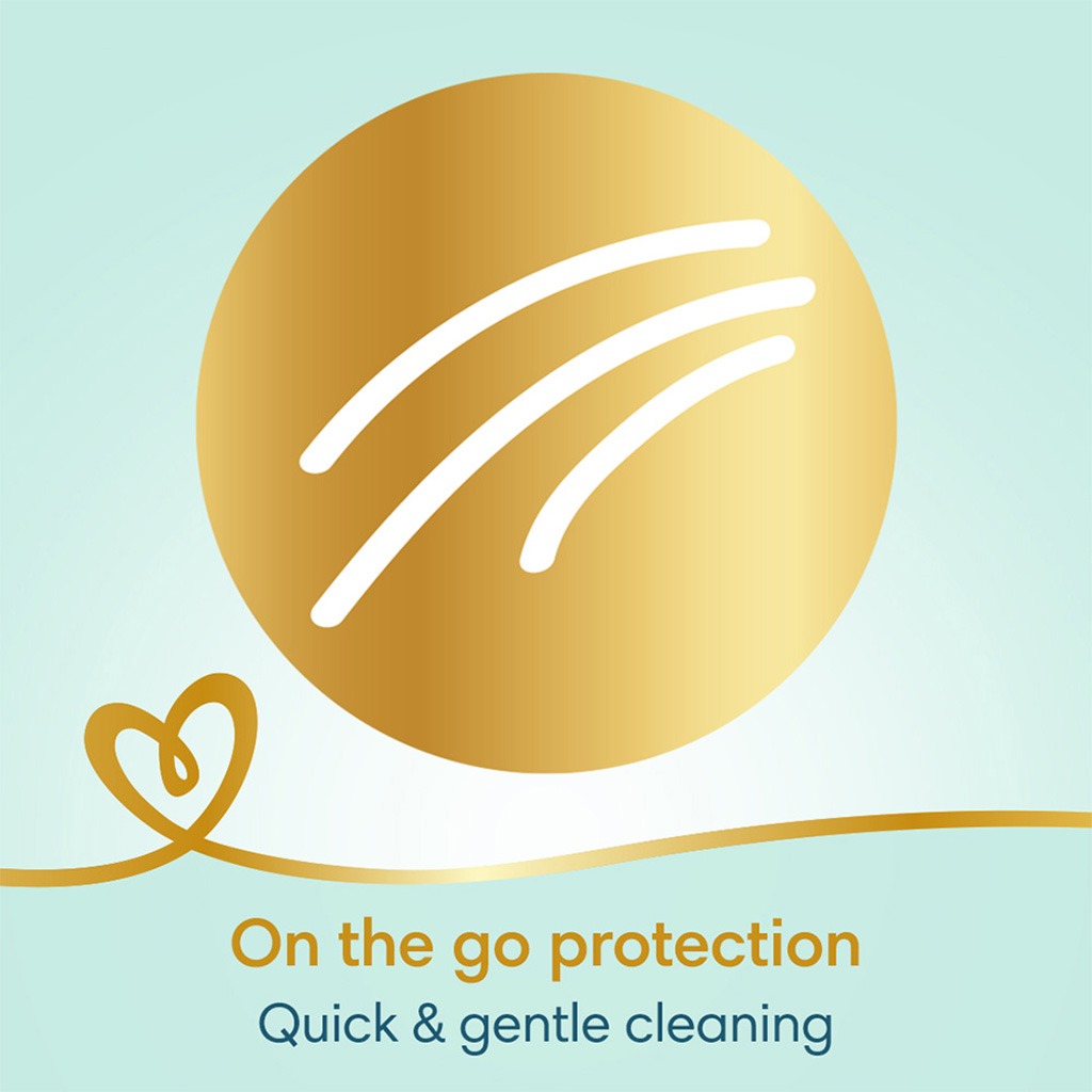 Pampers Sensitive Baby Wet Wipes, Pack of 56's