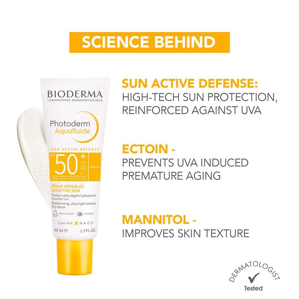 Bioderma Photoderm Aquafluide SPF50+ Invisible for Sensitive skin 40ml