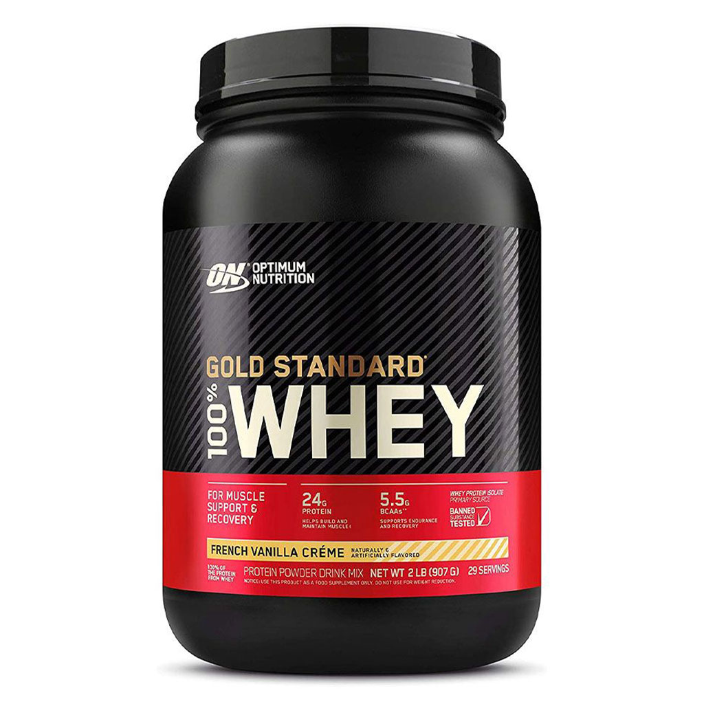 Optimum Nutrition Gold Standard 100% Whey French Vanilla Cream Protein Powder 2lb