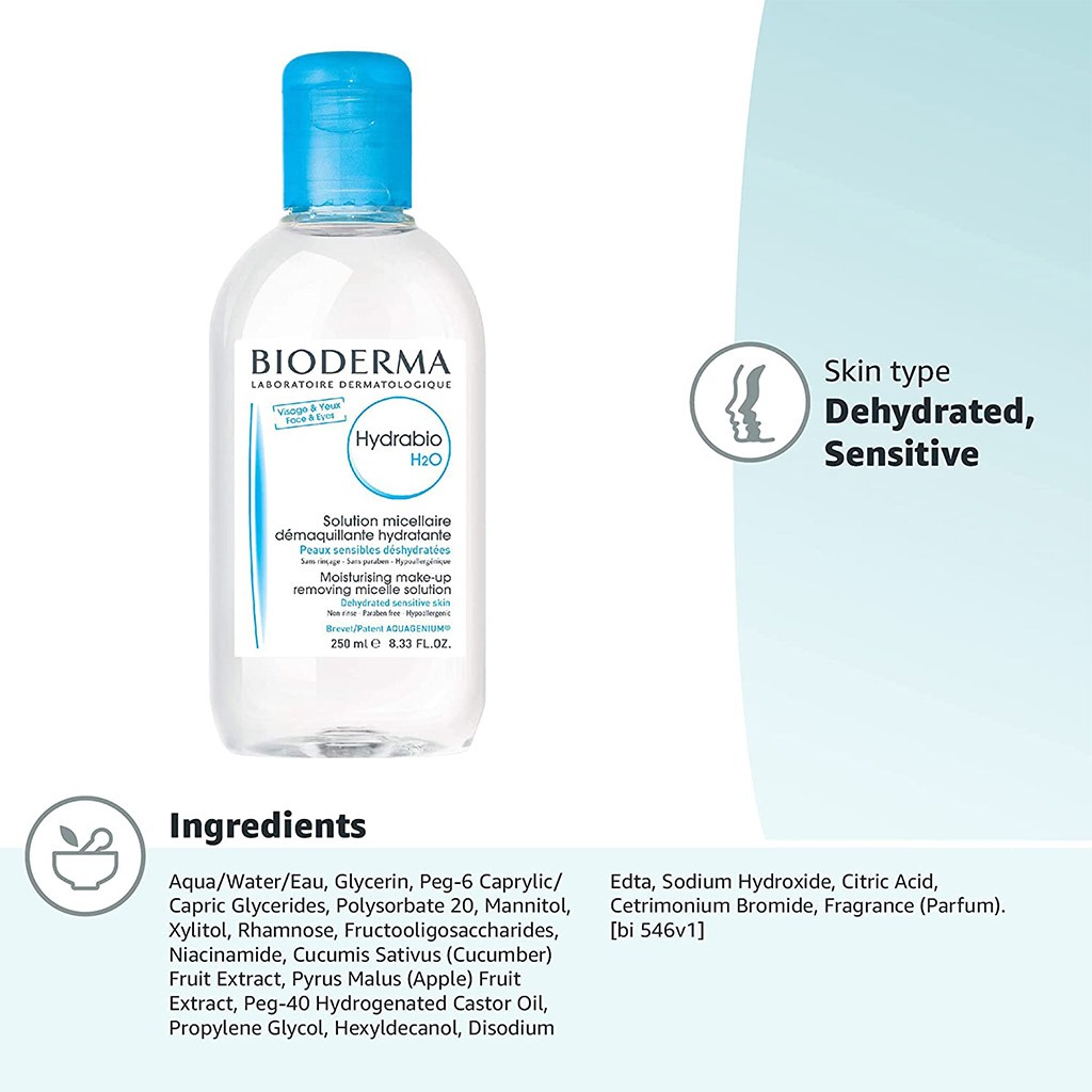 Bioderma Hydrabio H2O 250 mL
