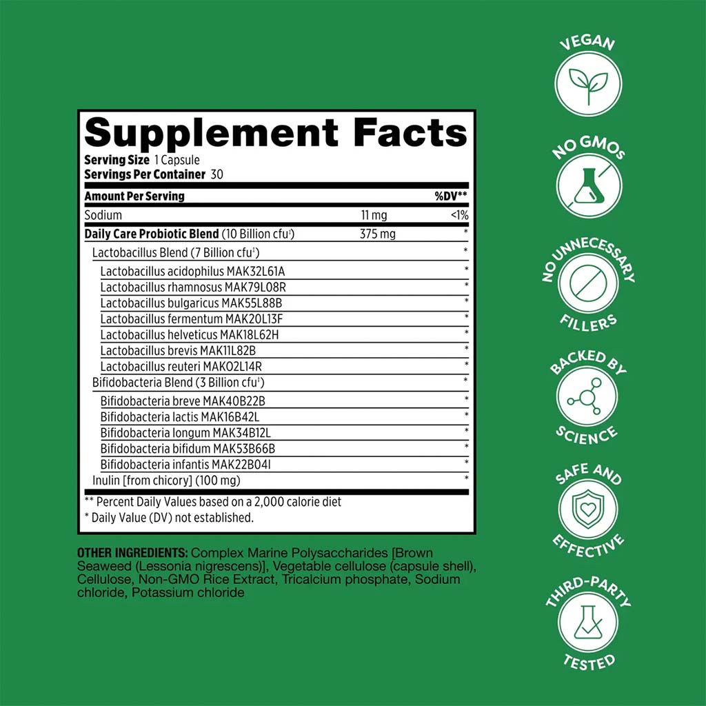 Probulin Daily Care Probiotic Capsules 30's