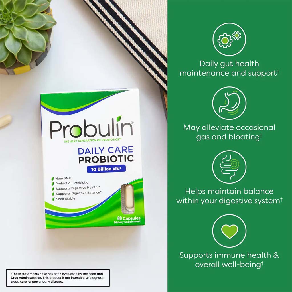 Probulin Daily Care Probiotic Capsules 60's