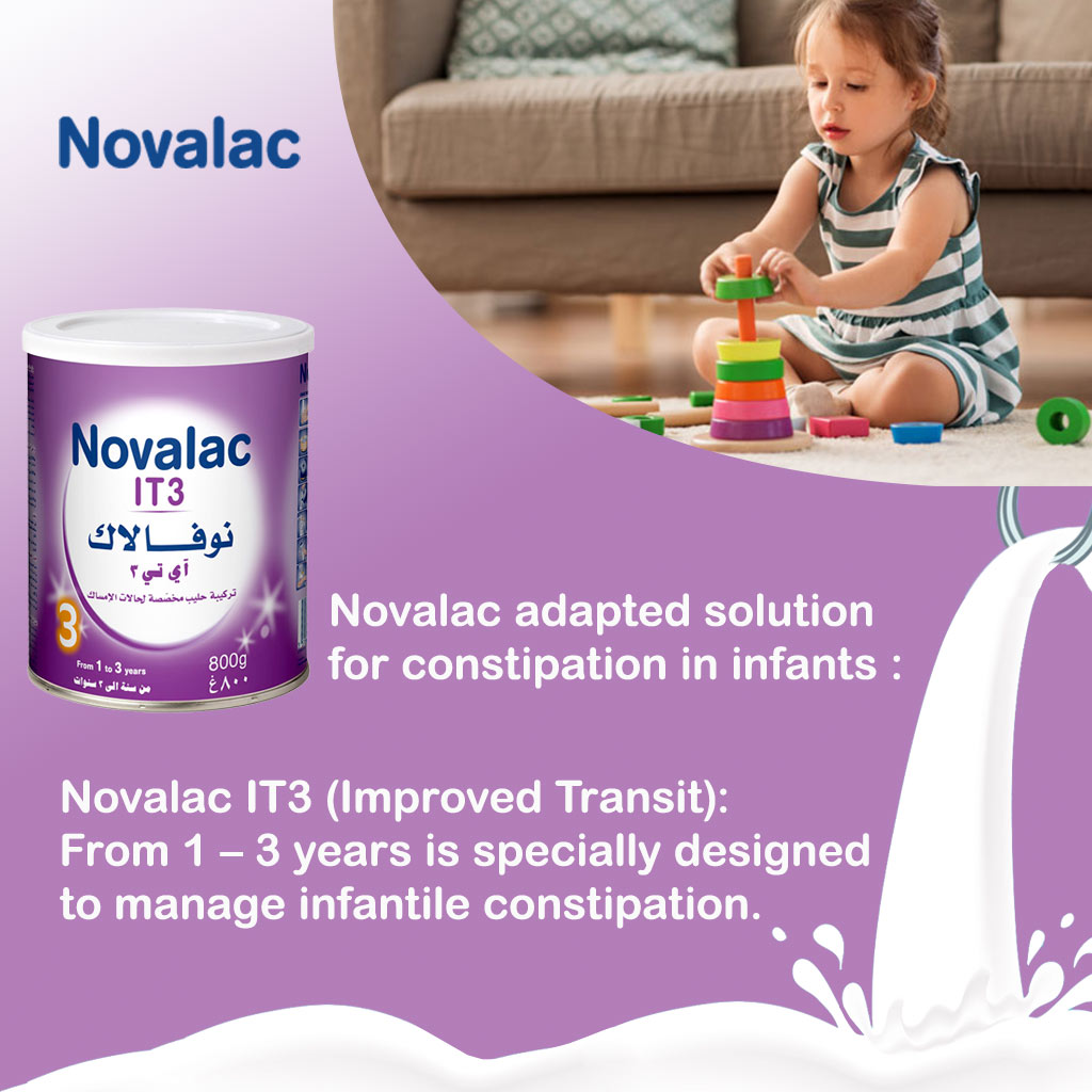 Novalac IT Stage 3 Improved Transit Toddlers Milk Formula For 1 To 3 Years 800g