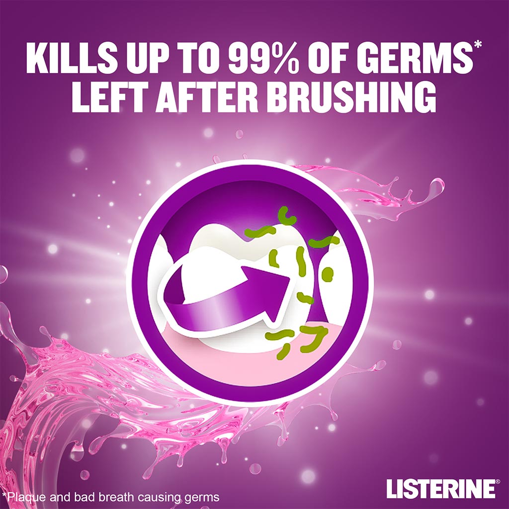 Listerine Total Care Teeth Protect Mild Taste Fluoride Mouthwash With Zero Alcohol 250ml