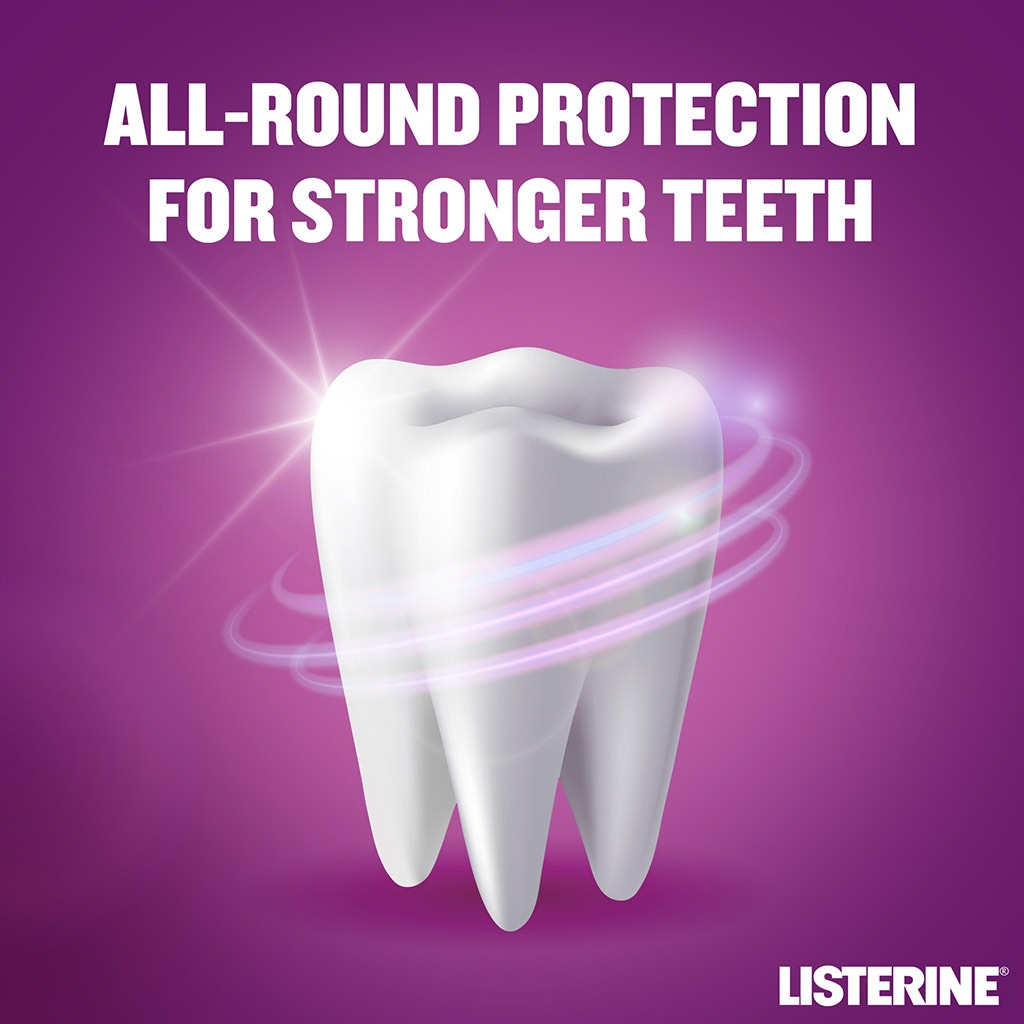 Listerine Total Care Teeth Protect Mild Taste Fluoride Mouthwash With Zero Alcohol 500ml