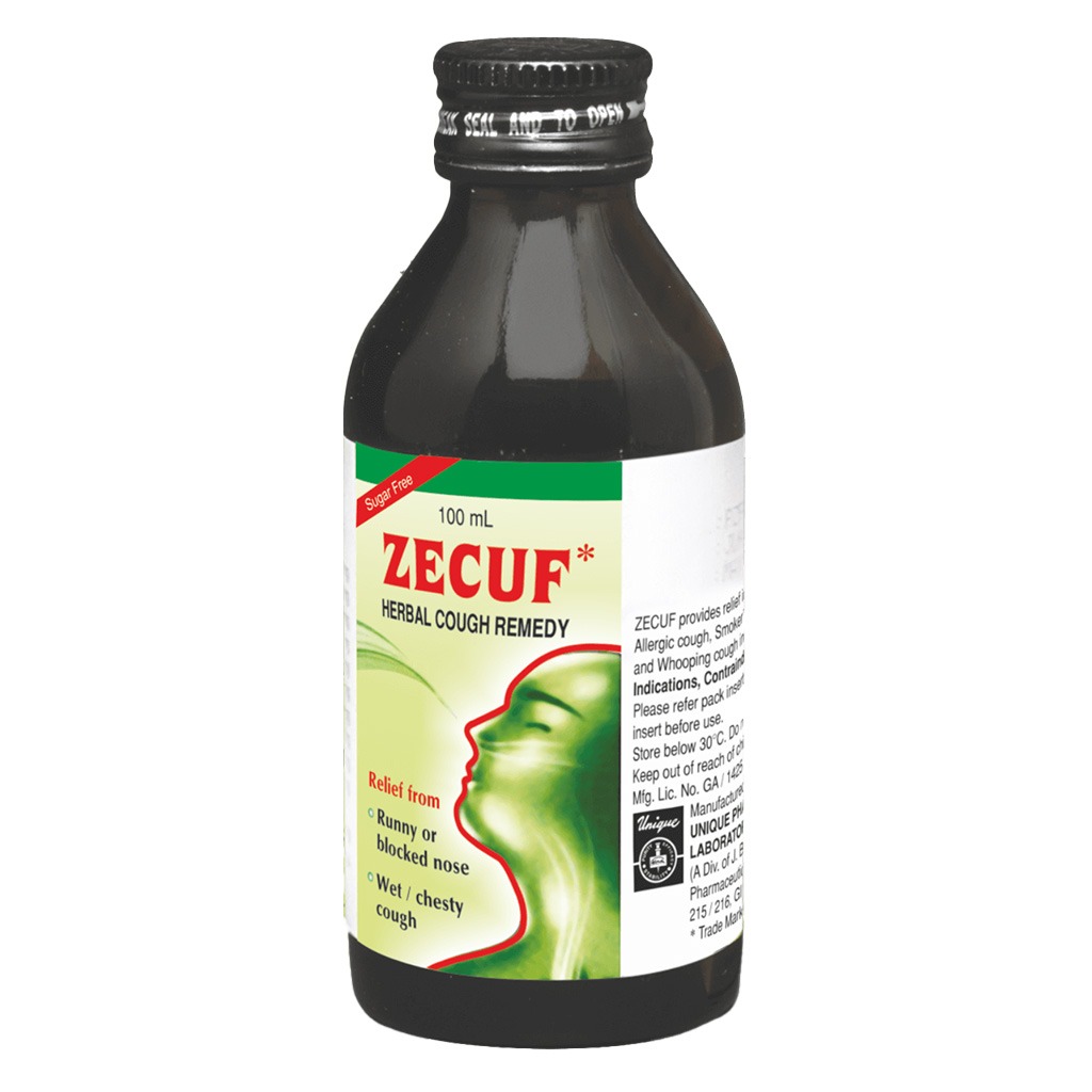 Zecuf Sugar Free Cough Syrup 100 mL