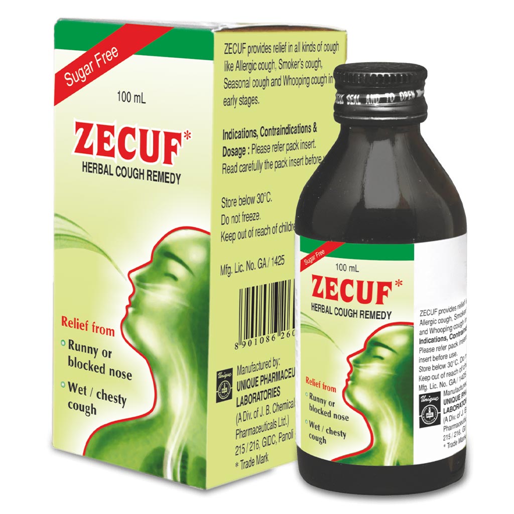 Zecuf Sugar Free Cough Syrup 100 mL