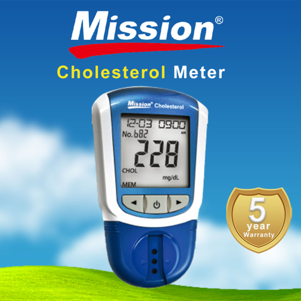 Mission Cholesterol Monitoring System 3-in-1 Combo Device