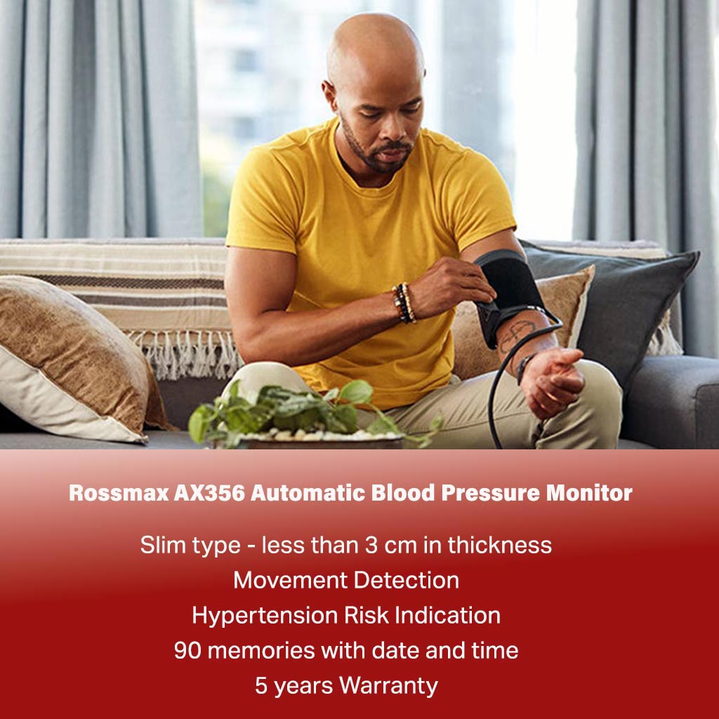 Rossmax AX356 Slim Type Automatic Blood Pressure Monitor