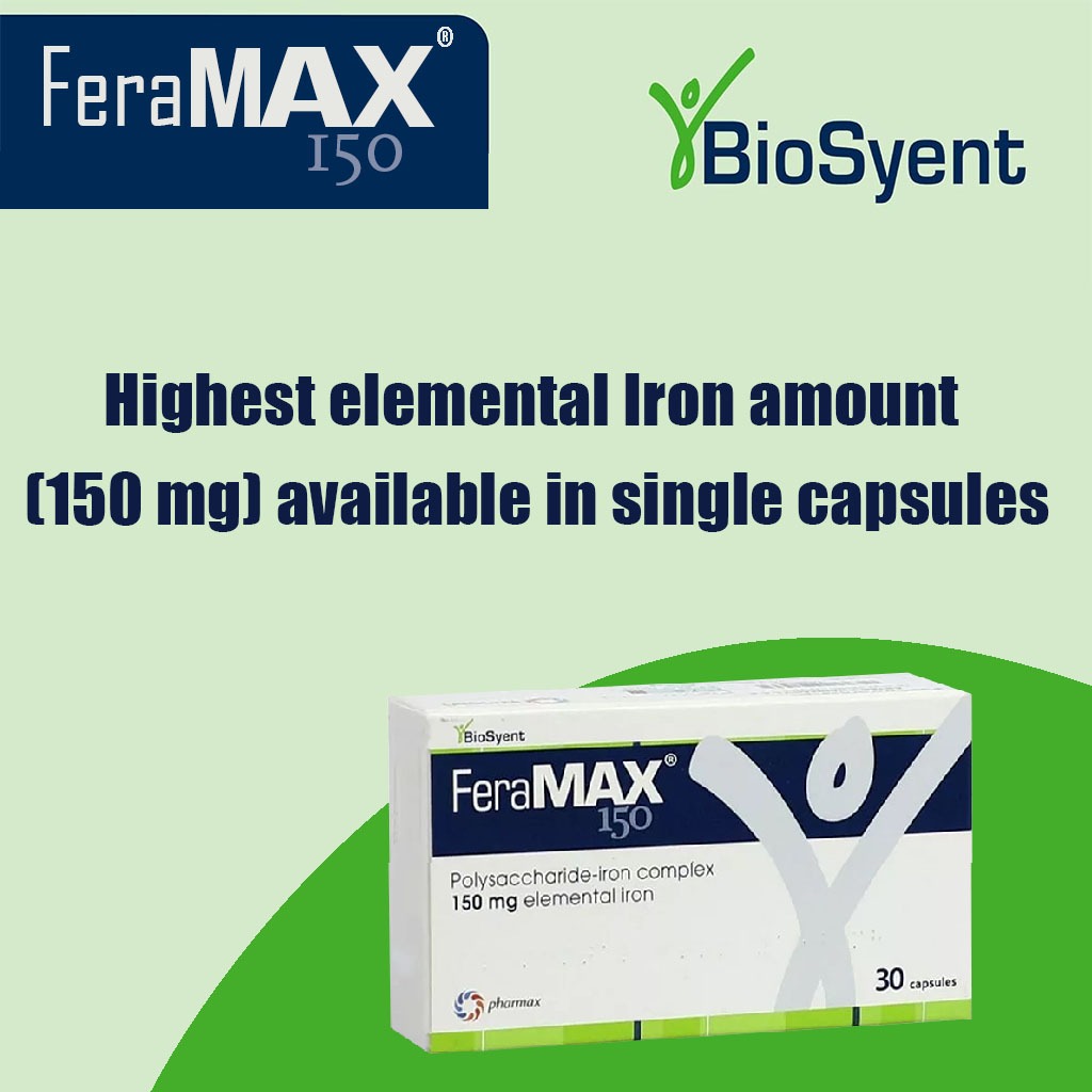 Feramax 150 mg Capsules 30's