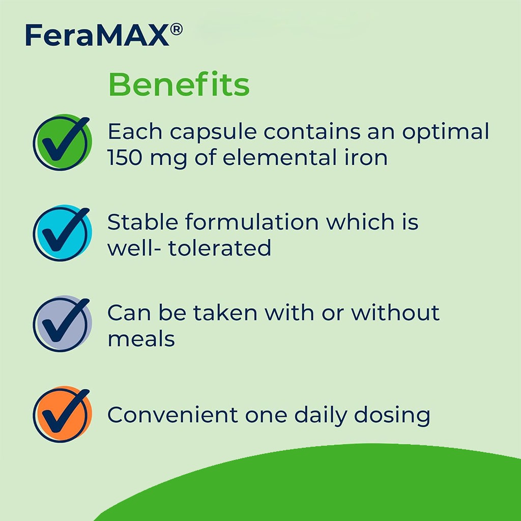Feramax 150 mg Capsules 30's