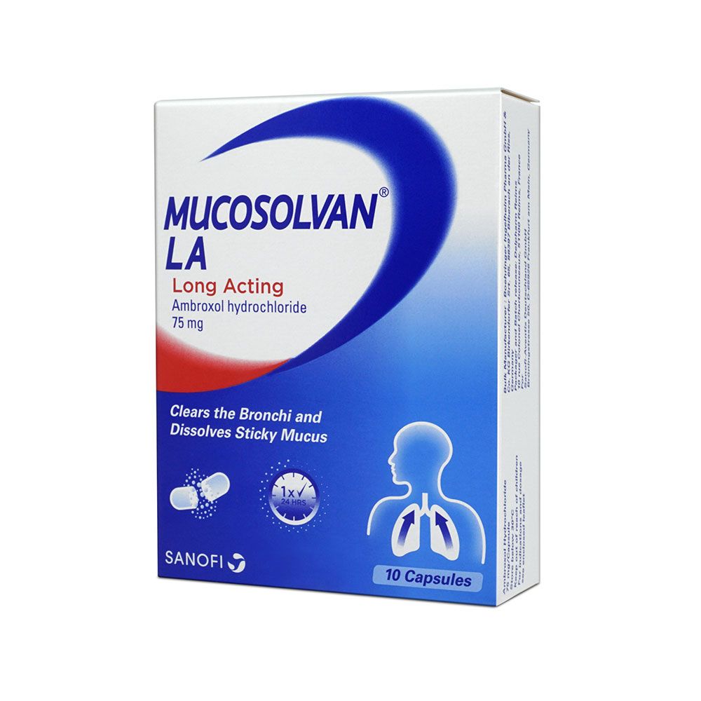 Mucosolvan Long Acting 75 mg Capsules 10's