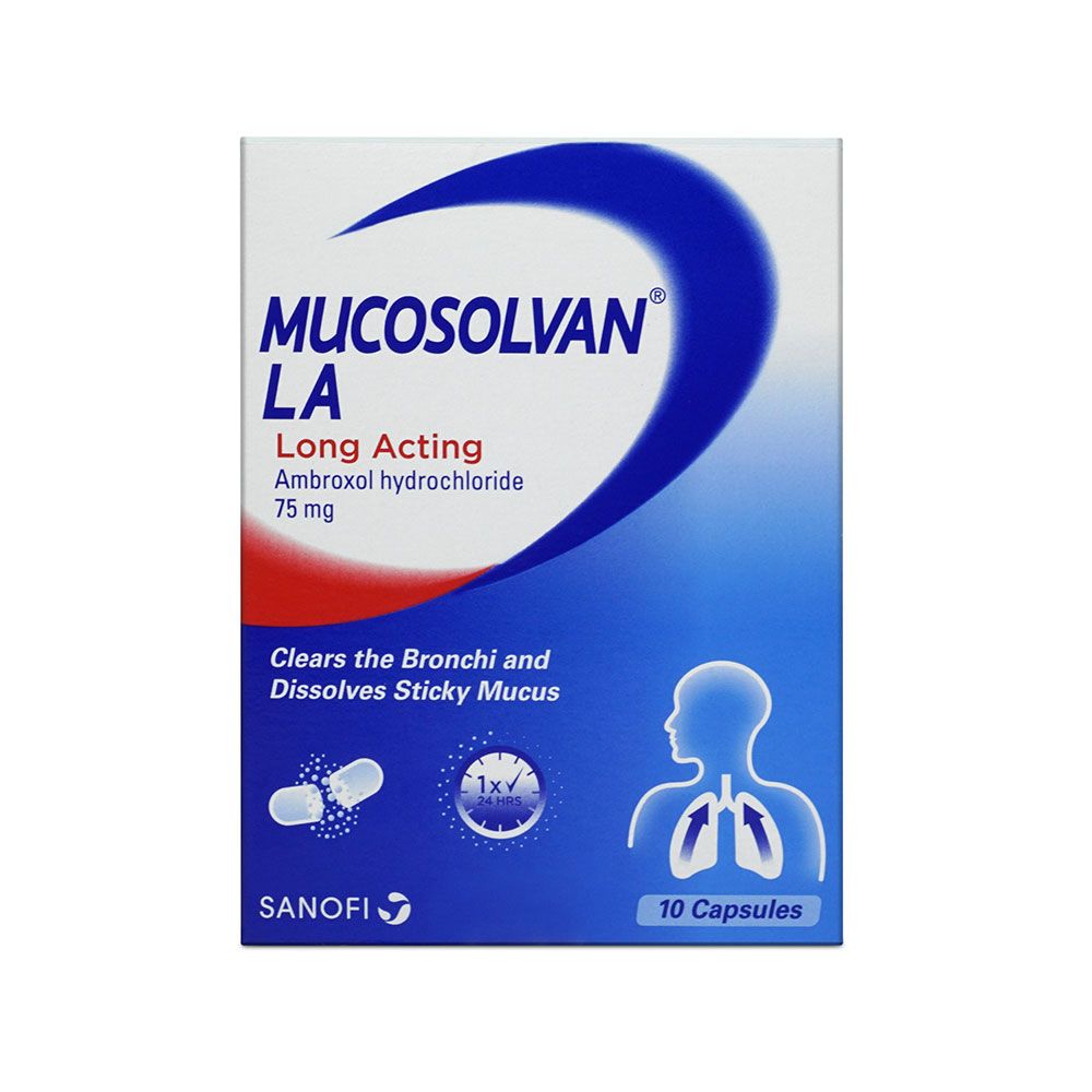 Mucosolvan Long Acting 75 mg Capsules 10's