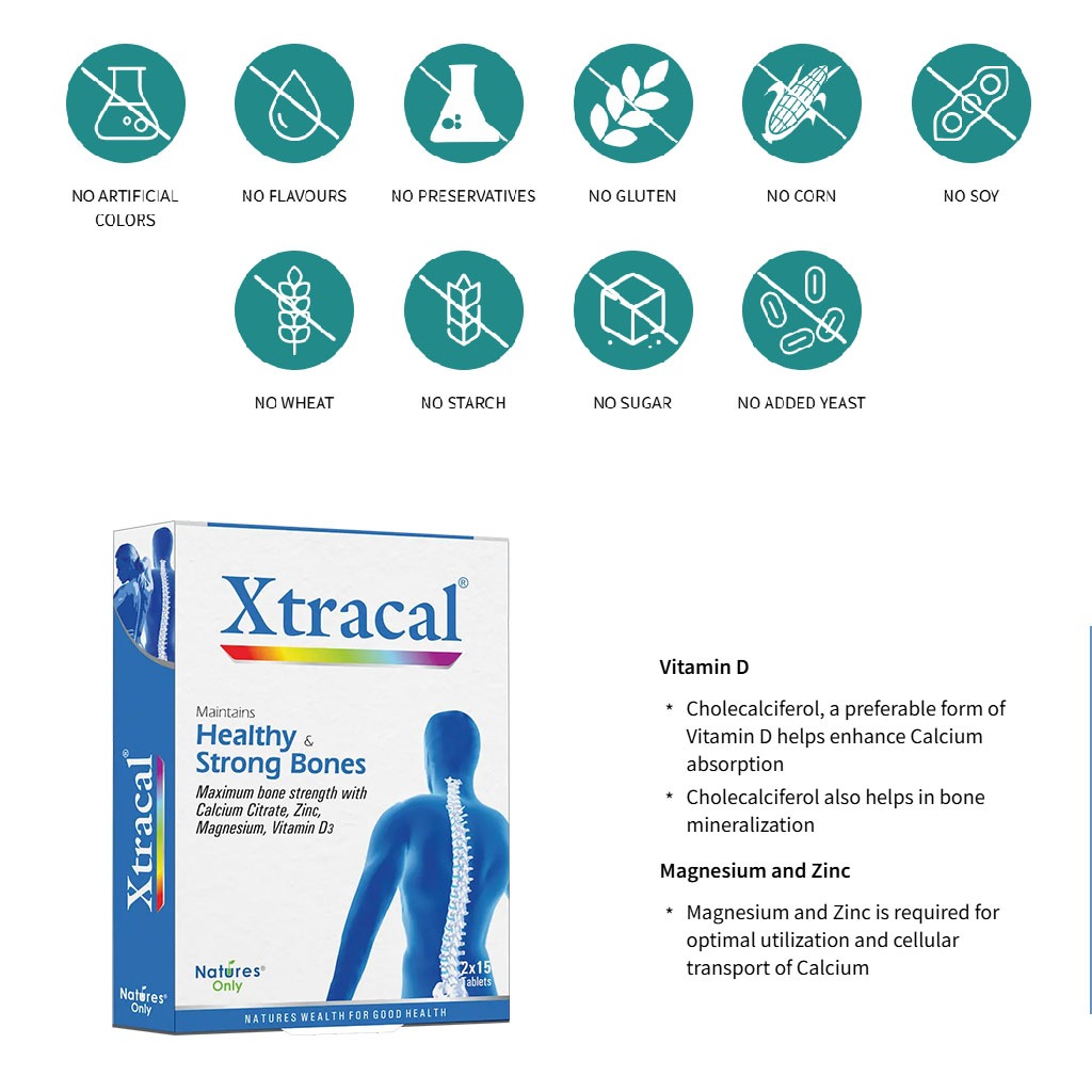 Xtracal Tablets 30's